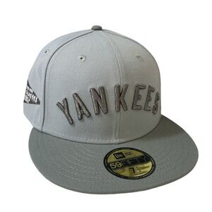 New York Yankees New Era 59FIFTY MLB 1927 World Champs Metallic Fitted Hat 7 1/2